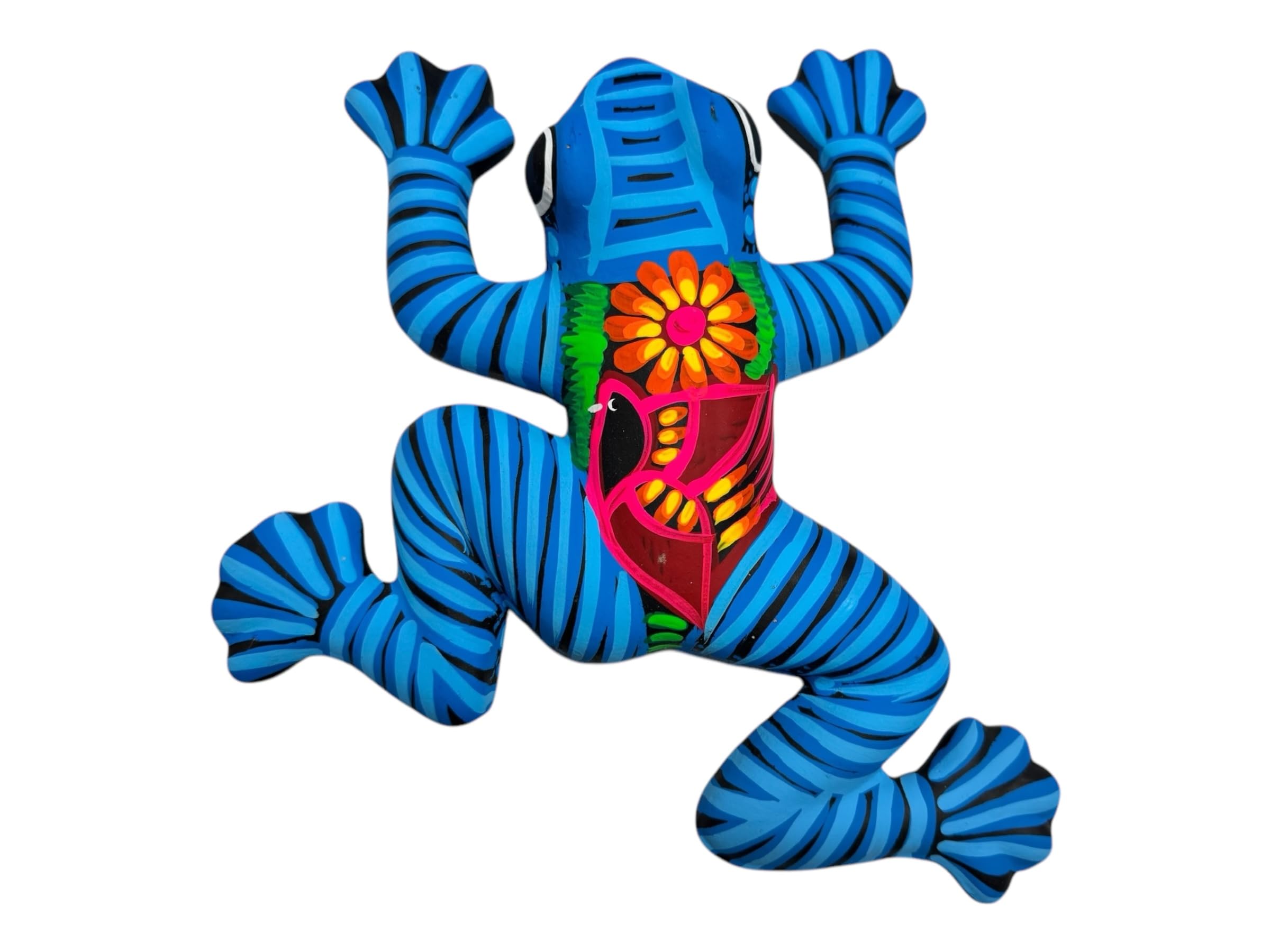 Amazon.com: Talavera Frog Sculpture Climbing Mexican Pottery